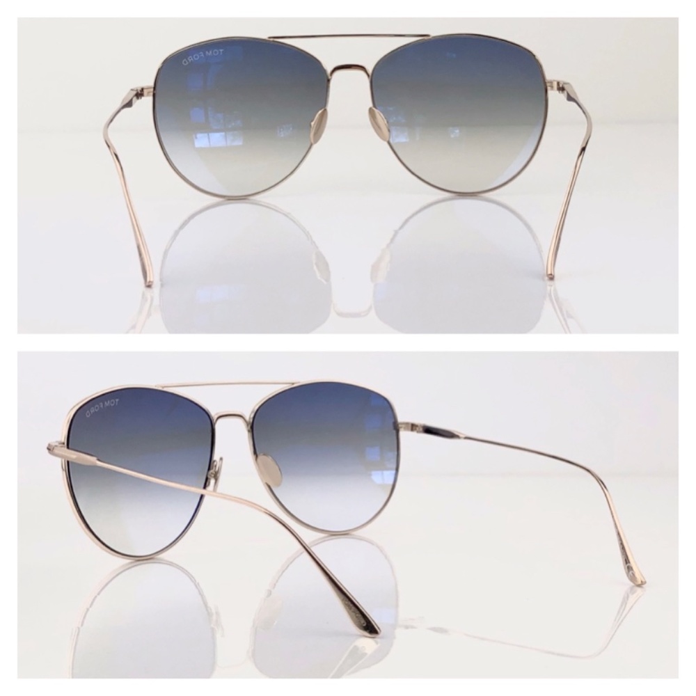 New TOM FORD Milla Aviator Sunglasses FT0784 28B - Picture 6 of 15